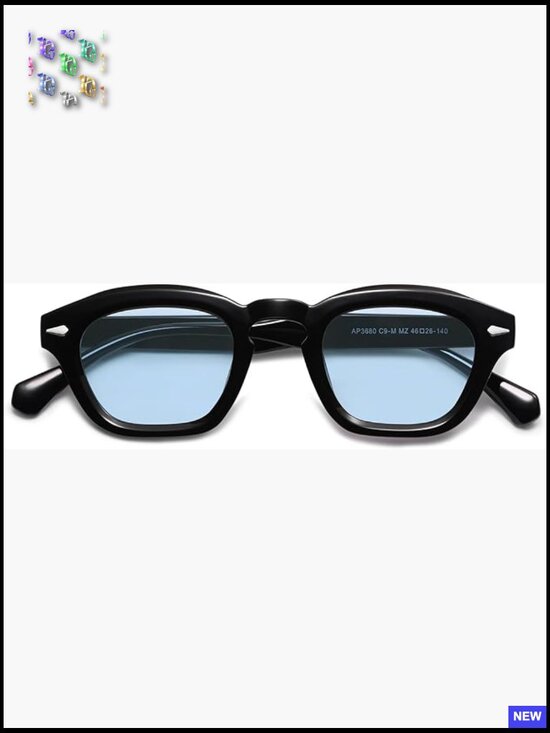 Retro Square Sunglasses UV400 Protection Unisex Adult Vintage Shades main image 4